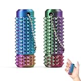 Satiskid 2 Stück Little Ouchies Pain Fidget Toy, 360 ° Rotation sensorische Spielzeug für Stressabbau und Fokus, Spiky Grippie Stim Schlüsselanhänger, Neuheit Geschenke für Freunde (Grün)