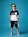 Vitalique Size 7 8 Youth Teen Boys Clothes 2 Pcs Short Sleeve Top T Shirt Shorts Summer Boys Outfits Set (7-8Y)