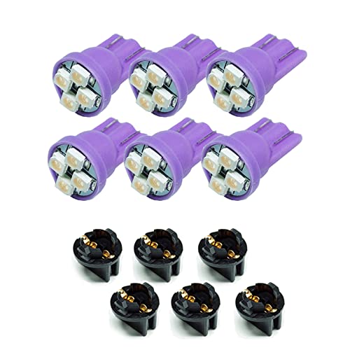 PA LED 6PCS T10 168 194 Luz Panel Instrumentos Dash 12V