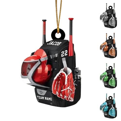 Personalized Baseball Bag with Helmet & Gloves Christmas