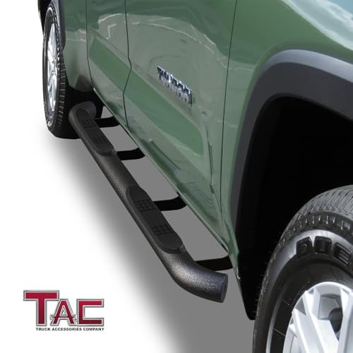 Estribos Laterales Textura Negra para Toyota Tundra 2022-2025 miniatura 2
