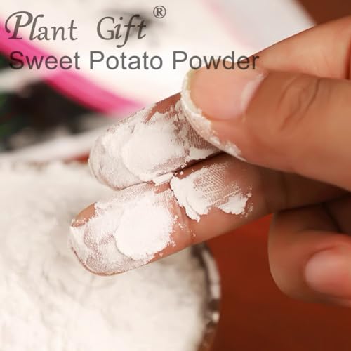100% Natural Pure Sweet Potato Powder 100g/3.52oz 红薯粉 Süßkartoffelstärke gekocht für Stärke Verdickungsmittel für Saucen, Suppe, & Gravy, frei von Konservierungsmitteln