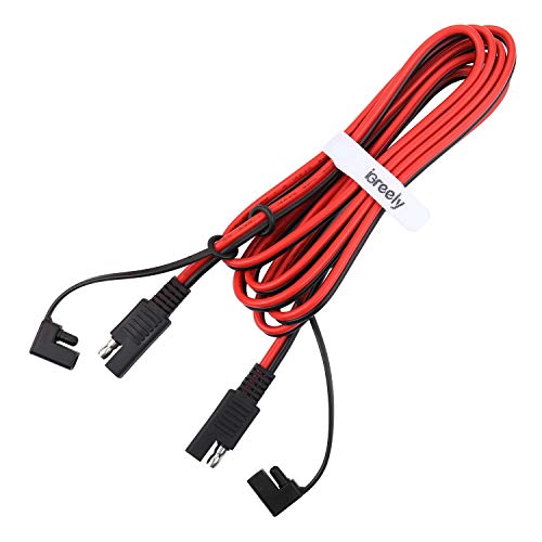 Conector SAE para panel solar y cable de extensión SAE de 14 AWG para carga de batería 2