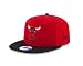 NBA Chicago Bulls Hardwood Classics 2Tone Basic 9FIFTY Snapback Cap, One Size, Scarlet/Black
