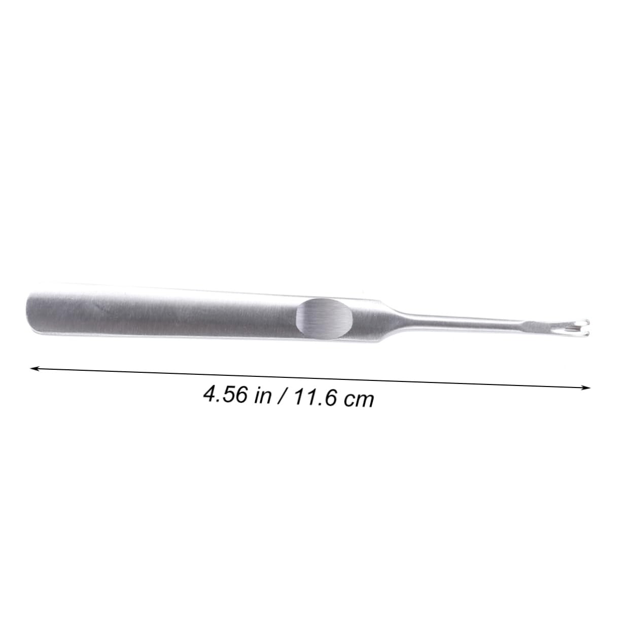 FOMIYES Stainless Steel Double Headed Dead Skin Push Nail Tool Professional Manicure Cuticle Remover for Nail Polish Application Ergonomic Design for Easy Use