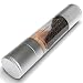 Salt & Pepper Grinder Set - 2 in 1 Combo Stainless Steel Mill - Dual Action Adjustable Tool Built to Last