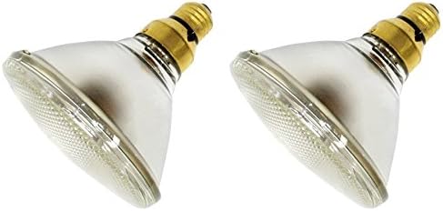 2 Pack GE Energy Efficient Halogen IR Spotlight Light Bulb1500 Lumens Only uses 80 Watts, PAR 38 with 3000 Life Hours