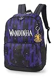Mochila Feminina Escolar Costas Wandinha 47262 (ROXA)