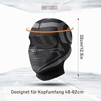 Atmungsaktive Sturmhaube, Skimaske für Herren, Reiten, Rennen, Snowboard, Radfahren – Ansicht 7