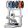 طابعة Anycubic Kobra X متعددة الألوان ثلاثية الأبعاد، إعداد سهل مع طباعة أصلية بأربعة ألوان حتى 19 لونًا، طباعة ثلاثية الأبعاد سريعة بسرعة 600 مم/ثانية، كاميرا تعمل بالذكاء الاصطناعي، هادئة 45 ديسيبل، FDM مثالية للأطفال والمبتدئين والعائلات والمحترفين
