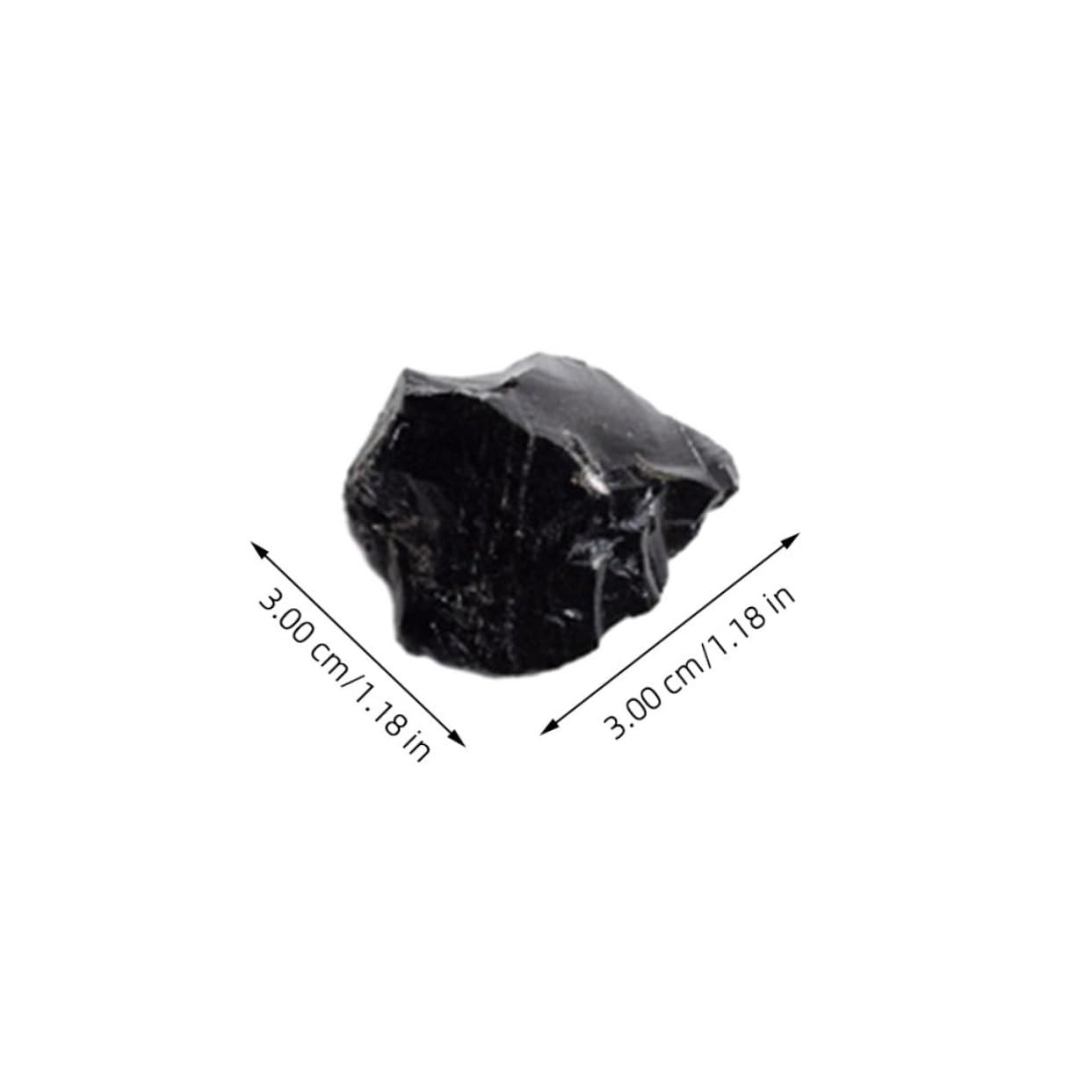 CALLARON 5 Sätze Obsidian Duftstein Chakra Ausgleichssteine ​​Meditationsstein Büro Obsidian Stein Dekorativer Obsidian Stein Obsidian Stein Dekore Obsidian Steine ​​Natürlicher 5 Stücke * 5