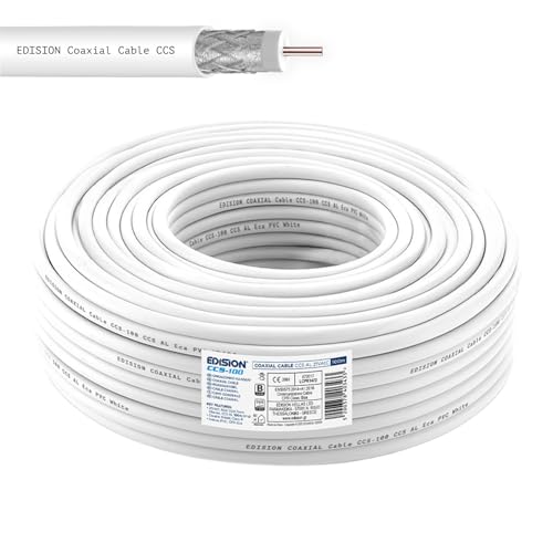 Câble coaxial 100m pour installer la télévision dans toutes les pièces de la maison