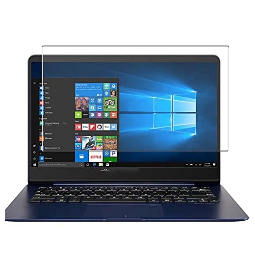 Vaxson 4-pack skärmskydd, kompatibel med ASUS ZenBook 14 UX430UA / UX430UN 14 tum, TPU Guard filmskydd klistermärke [INTE härdat glasfodral]