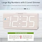 DreamSky Wooden Alarm Clock