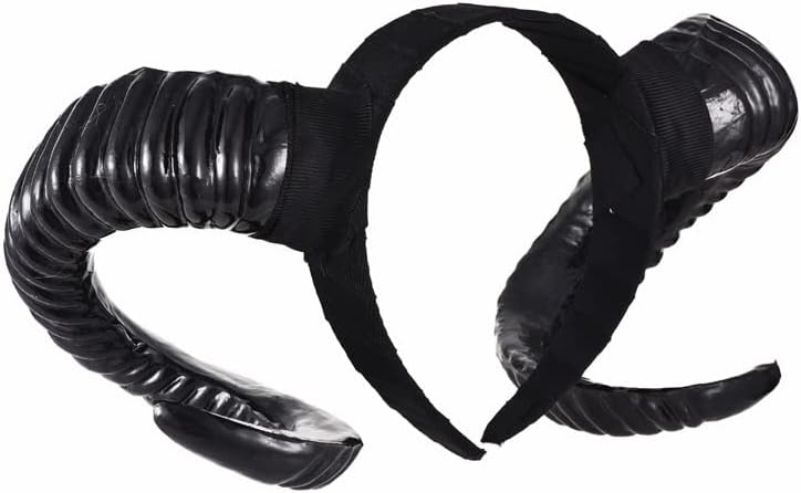 Halloween Gothic Devil Headband Sheep Horn Hairband Cosplay Accessories For Party Cosplay Costume Headpiece - Image 3
