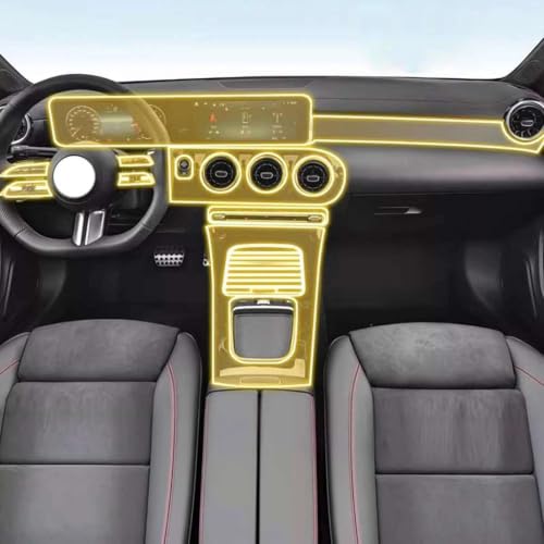 Protege tu Benz CLA 2024 de arañazos con esta película de TPU para la consola central