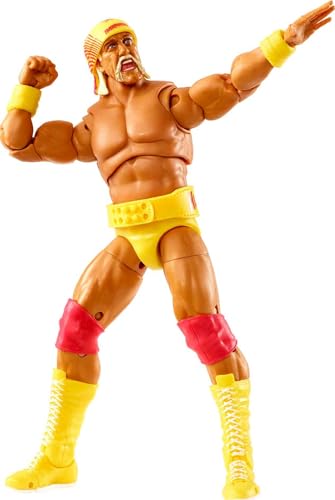 Mattel WWE Hulk Hogan Ultimate Edition Fan TakeOver Action Figure with Articulation, Life-like Detail & Accessories, 6-inch