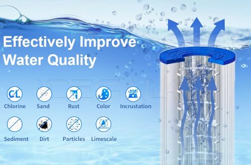 Image of Deeptime Ice Bath Filter Cartridge 7.7x4.5 inch PP Sediment 6 Pack