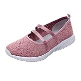 braun 32b 32s difference  Frauen Outdoor Mesh Loafers Weichen Boden Sportschuhe Laufen Atmungsaktive Turnschuhe Casual Wohnungen Gummiband Mischfarben Sandalen