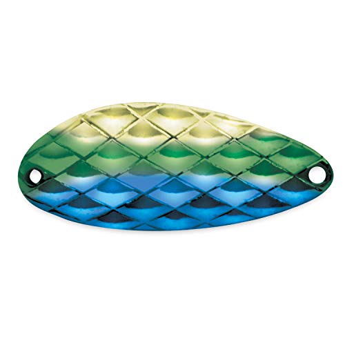 Acme Little Cleo Fishing Terminal Tackle, 3/4-Ounce, Hammered Blue Green
