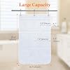 Lifewit Cruise Essentials Shower Caddy Must-Have, 7 Pockets Hanging Bathroom Organizer with Quick-Dry Mesh, Portable Shower Bag to Storage Soap, Shampoo, for RVing, Travel, Camping, White, 1 Pack