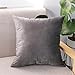 Housse de Coussin Double Face 30x30cm Housses de Coussins Carrée Coussin Exterieur en Velours Salon Moderne pour Chambre Confortable minerai de Chaux