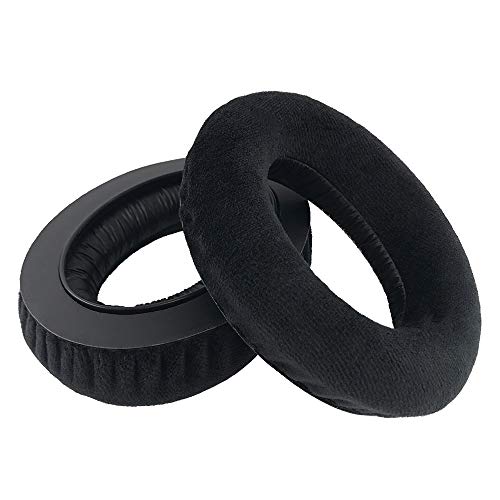 Chic Tuant �C���[�p�b�h for Sennheiser (�[���n�C�U�[) HD545 HD565 HD580 HD600 HD650 �Q�[�~���O�w�b�h�Z�b�g �ɑΉ� �����p �w�b�h�z���p�b�h �C���[�N�b�V���� �������[�t�H�[��(�u���b�N) (�x��