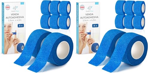 Venda para los dedos elástica de 2,5 cm x 4,5 m para proteger tus manos del polvo