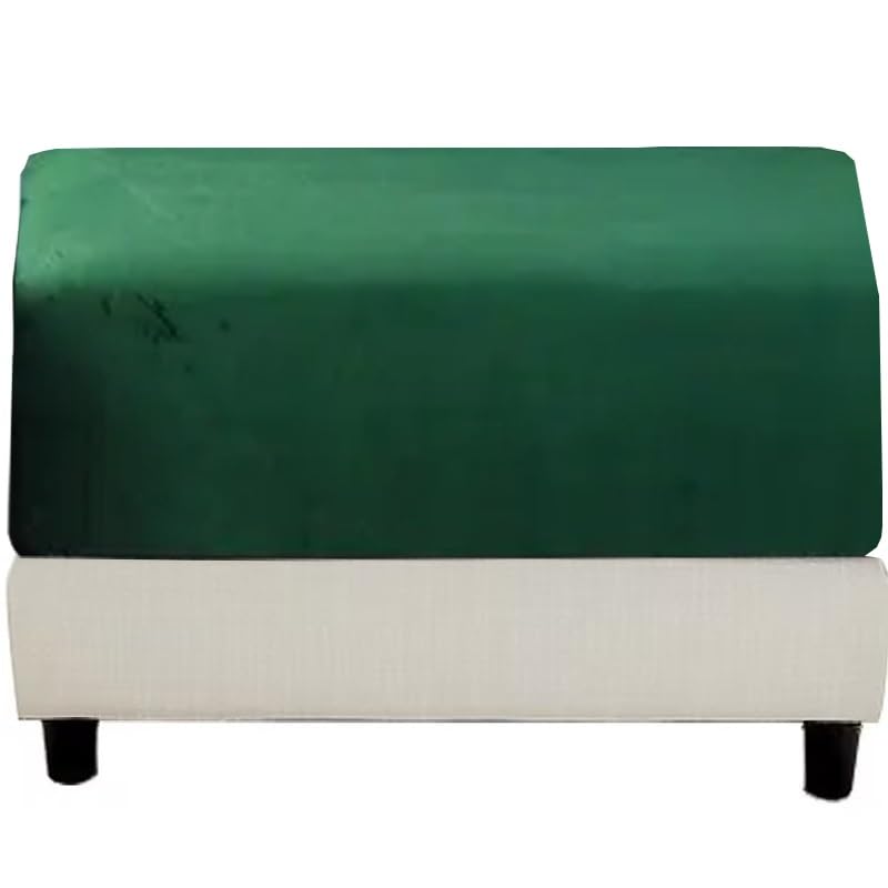Stool Covers Square Rectangular Footstool Cover Stretch Ottoman Cover, Thicker Stretch Pouffe Cover Foot Stool Jacquard Velvet Slipcovers With Elastic Bottom, Machine Washable ( Color : #20 , Size : 5