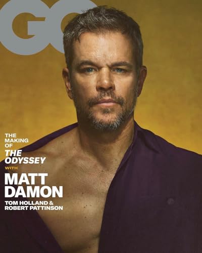 GQ USA Magazine Summer 2026 : The Making of The Odyssey with Tom Holland, Matt Damon and Robert Pattinson (RANDOM COVER WILL BE SENT)