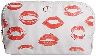 Leather Makeup Bag Night Crimson