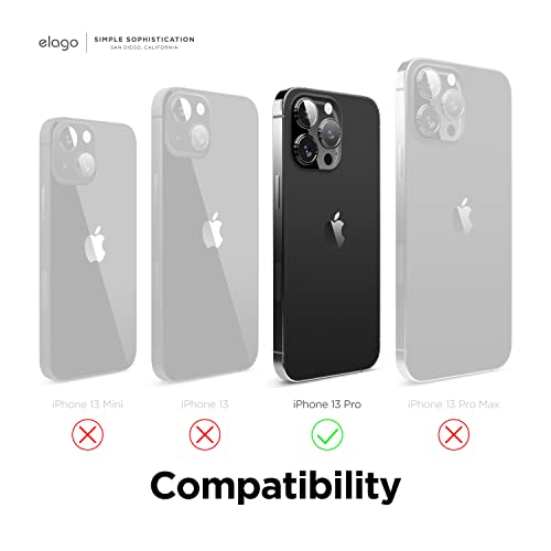 elago Compatible with iPhone 13 Pro Case, Liquid Silicone Case, Full Body Screen Camera Protective Cover, Shockproof, Slim, Anti-Scratch Soft Microfiber Lining, 6.1 inch (Burgundy) - Thumbnail 6