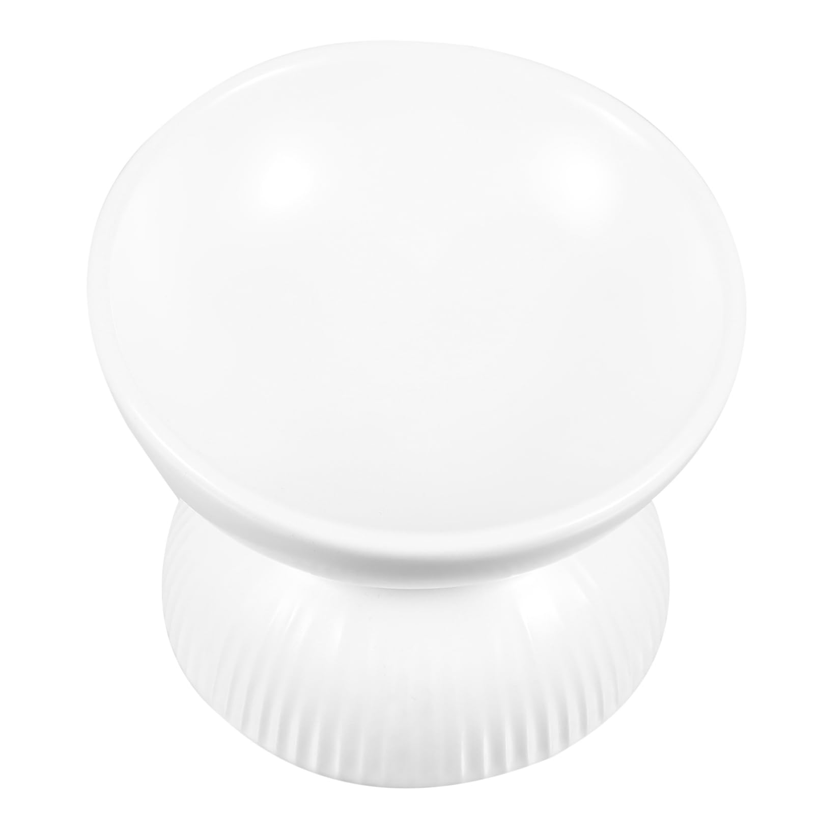 HOLIDYOYO Ceramic Cat Feeder Bowl Tilted Design for Easy Eating Neck Protection and Food Bowl Ceramic Spill Cat Food Container