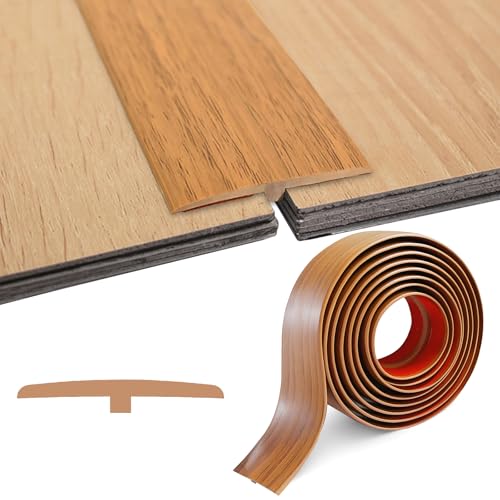 Profilé de transition autocollant en PVC flexible pour finitions de sol épurées