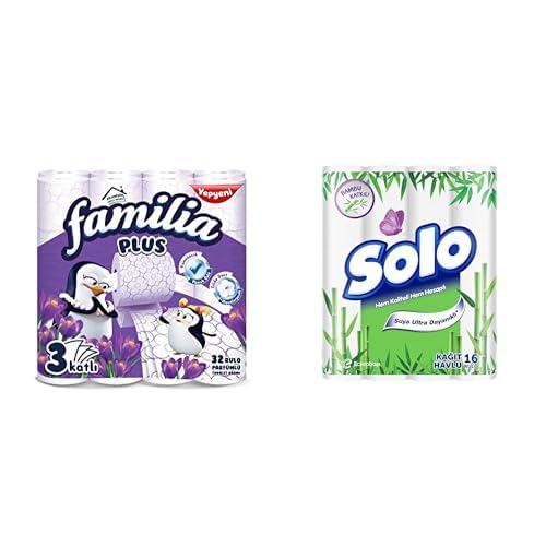 Familia Plus 3 Katlı Sihirli Çiçekler 32'li, 2.7 kg x1 + SOLO 16'lı x1