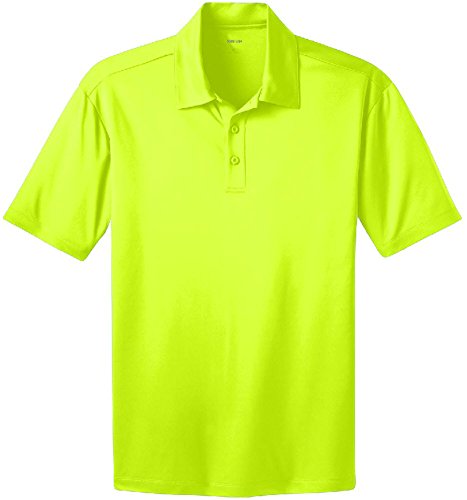 Joe's USA Men's Silk Touch Golf Polo's,XL-Neon Yellow