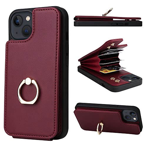 Housse multifonctionnelle en cuir avec porte-cartes pour iPhone 11 12 13 Pro Max