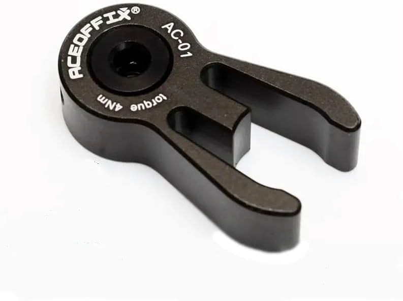 アルミニウムハンドルバーキャッチャー BROMPTONヘッドチューブキャッチ用 (ブラック)