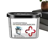 Luftreiniger – 500 ml Feuchtigkeitsentfernungsbox – tragbarer Luftreiniger auf Basis von De, für Haus, Wohnung, Schlafzimmer, Küche, Badezimmer
