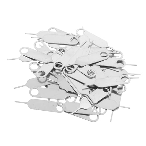 VILLFUL 500pièces Extracteur De Carte Sim Acier Inoxydable Broche Éjection pour Téléphone Portable Outil Sim sans Rayures Et Portable