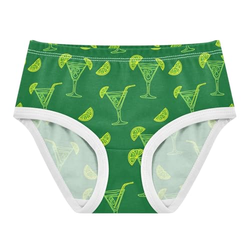 Wine Lemon Green Toddler Girls's Underwear 2T 2303180