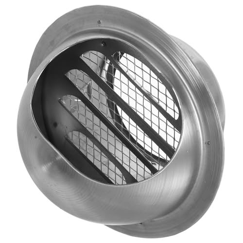 SEWOART de Ventilación Redonda Inoxidable Tapa para Extractor de Aire Exterior Capucha Resistente la para Ventilación y de Aire Fácil Instalación y