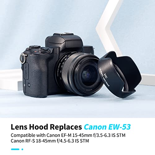 image for JJC Camera Lens Hood Shade for Canon EF-M 15-45mm f/3.5-6.3 is STM & R