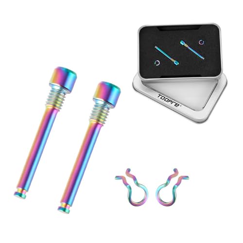 HOUSON Fahrrad Bremssattel Schraube, Fahrrad Befestigungsbolzen Scheibenbremsbolzen Befestigungs Schraub für Mountainbike Radfahren Bremsbolzen Zubehör