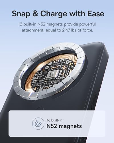 Baseus MagSafe Power Bank 10000mAh Qi2.2 30W Wireless Charging, PD 30W voor iPhone 12/13/14/15/16/17 Series - Afbeelding 4