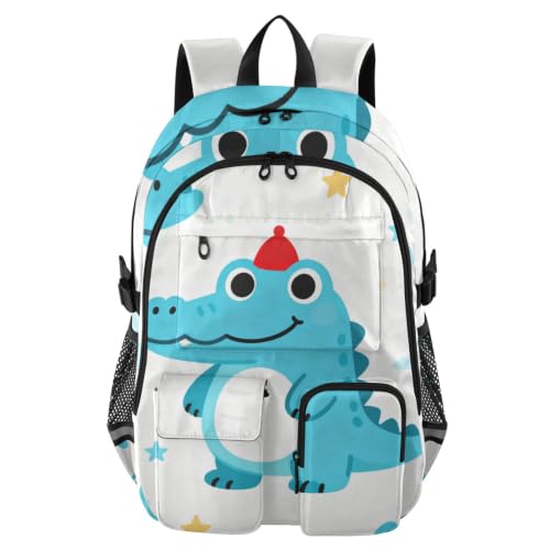 Mochila para el trabajo y escapadas de fin de semana con diseño de cocodrilos para niñas