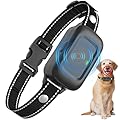 Anti Bark Collar for Dogs, Smart Ultrasonic Anti Barking Device for Dogs, Rechargeable Dog Barking Deterrent Device for Dog, IP67 Waterproof (Black&White)
