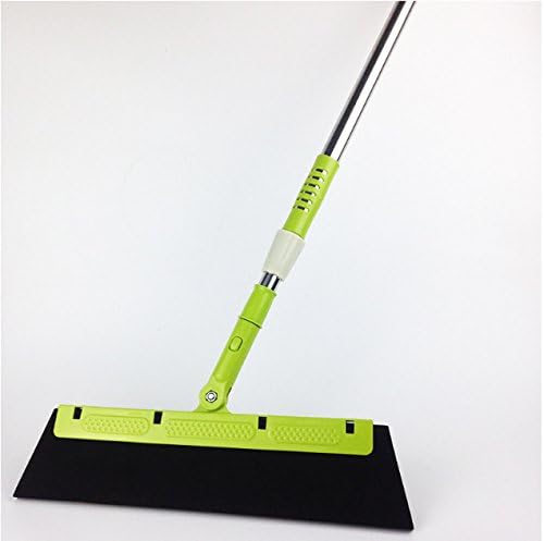 Magic Broom Sweep Glass Dust Hair Bathroom Kitchen Floor Wiper Connector Rubber Mop Cleaning Tool Clean Sweeping Blade Cleaner,Green