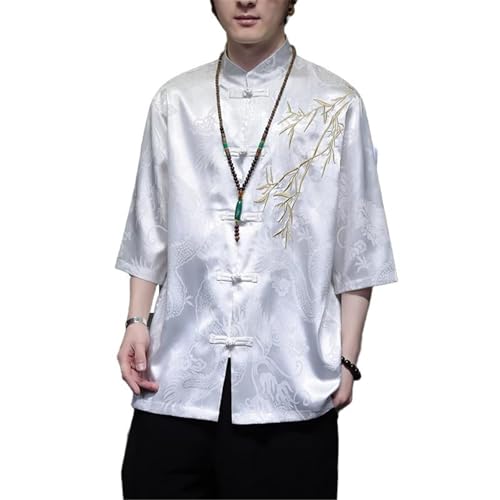 Chemise courte homme style chinois idéale pour vos sorties décontractées en ville