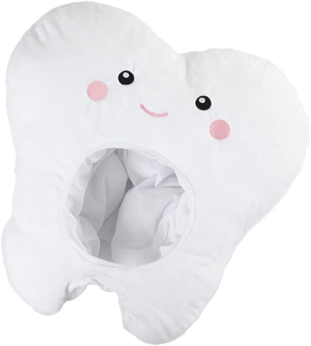 VOSAREA Plush Tooth Headgear for Carnival Parties Party Hat Unique Photo Prop for Festivals and Celebrations for Performances